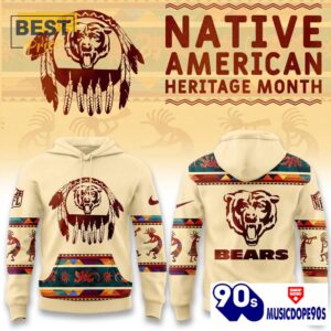 Chicago Bears America Native Edition Hoodie, Jogger, Cap