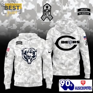 Chicago Bears Camo 2024 Salute to Service Hoodie, Jogger, Cap