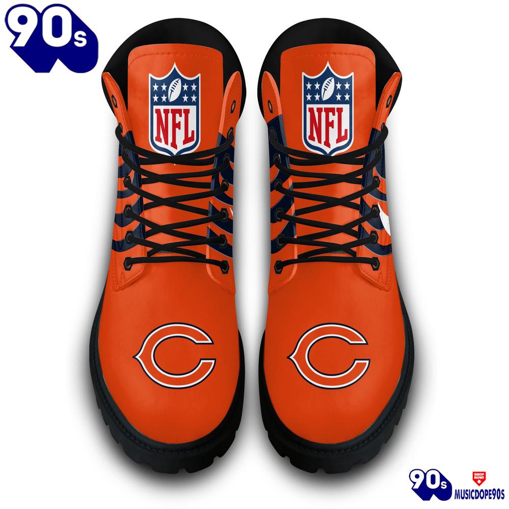 Chicago Bears Custom Boots Shoes Idea Gift For Fan Chicago Bears Custom Boots Shoes Idea Gift For Fan