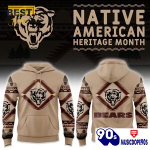 Chicago Bears NFL America Native Hoodie, Jogger, Cap