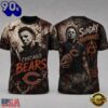 Chicago Bears NFL Michael Myers Sunday Nightmares Horror Halloween 3D T Shirt, NFL Trending Shirt
