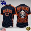Chicago Bears NFL Till I’m Dead Forever Skull Fan Pride 3D Shirt, NFL Trending Shirt