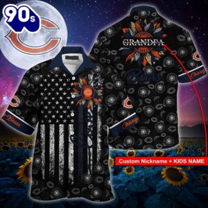 Chicago Bears NFL-Hawaii Shirt Sunflower…