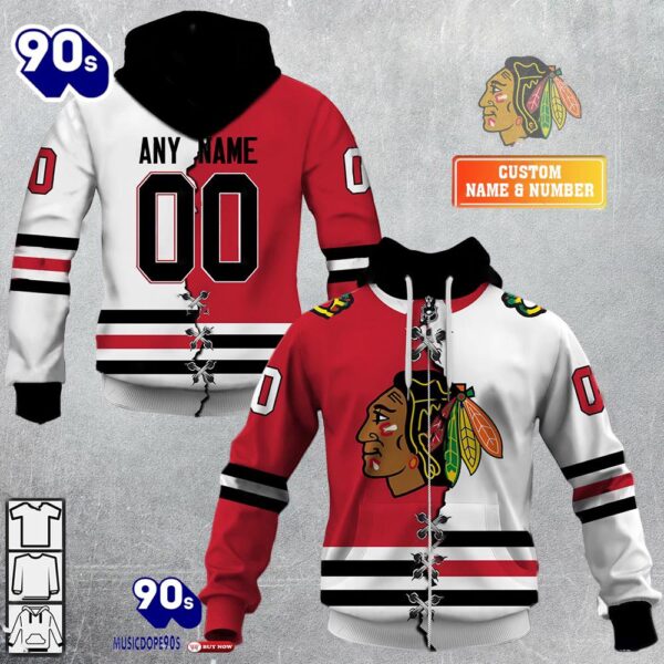 Chicago Blackhawks Personalized NHL Mix Jersey