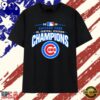 Chicago Cubs 2026 NL Central Division Champions T Shirt, Viral 2D Graphic Tee