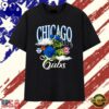 Chicago Cubs National League Floral Rose T Shirt, Viral 2D Graphic Tee