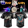 Chicago Cubs Stray Cats 2026 US Tour Inspired Baseball Jersey