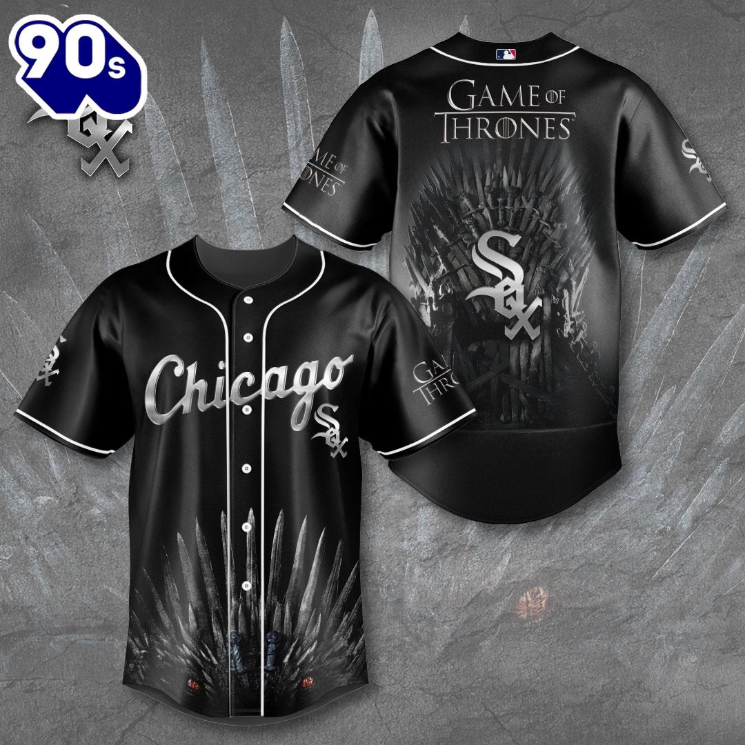 Chicago White Sox x Game of Thrones Baseball Jersey Chicago White Sox x Game of Thrones Baseball Jersey