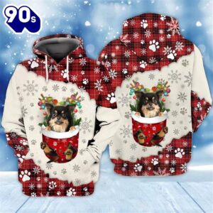 Chihuahua Christmas Hoodie All Over Print  , Pet Christmas 3d Shirt