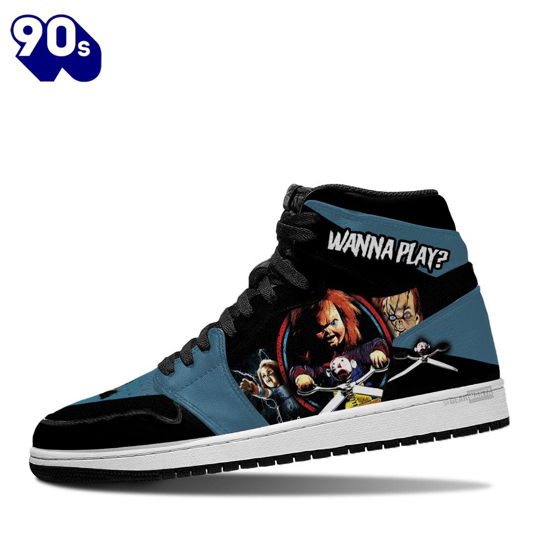 Child's Play Chucky Shoes Custom Horror Fans Sneakers Child's Play Chucky Shoes Custom Horror Fans Sneakers