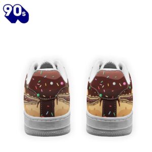Chocolate Frosted Donut Custom Sneakers 2 Chocolate Frosted Donut Custom Sneakers
