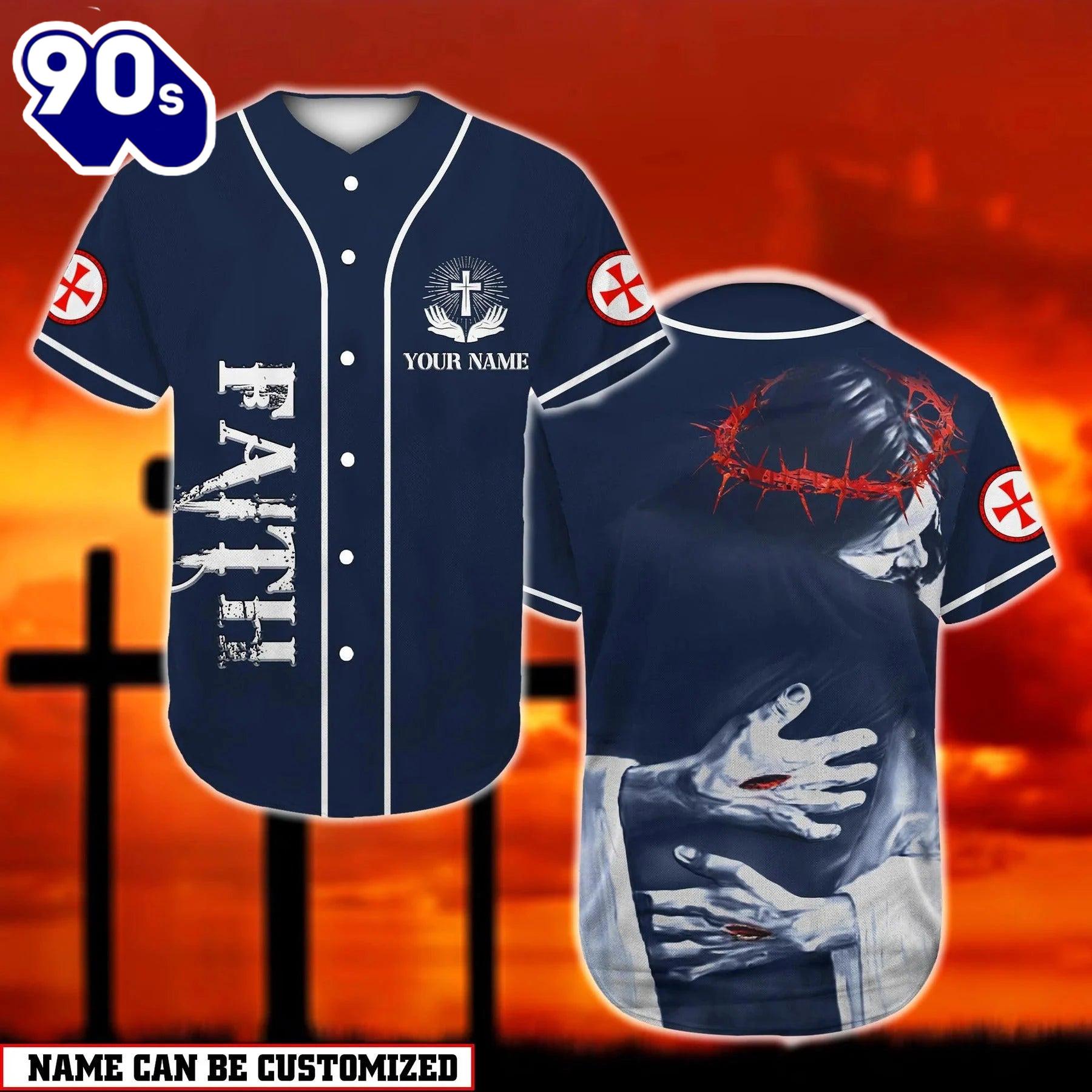 Christ Hugs Faith Custom Baseball Jersey Gift Christmas Christ Hugs Faith Custom Baseball Jersey Gift Christmas