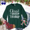 Christ Savior Worship Sweatshirt Gift Xmas