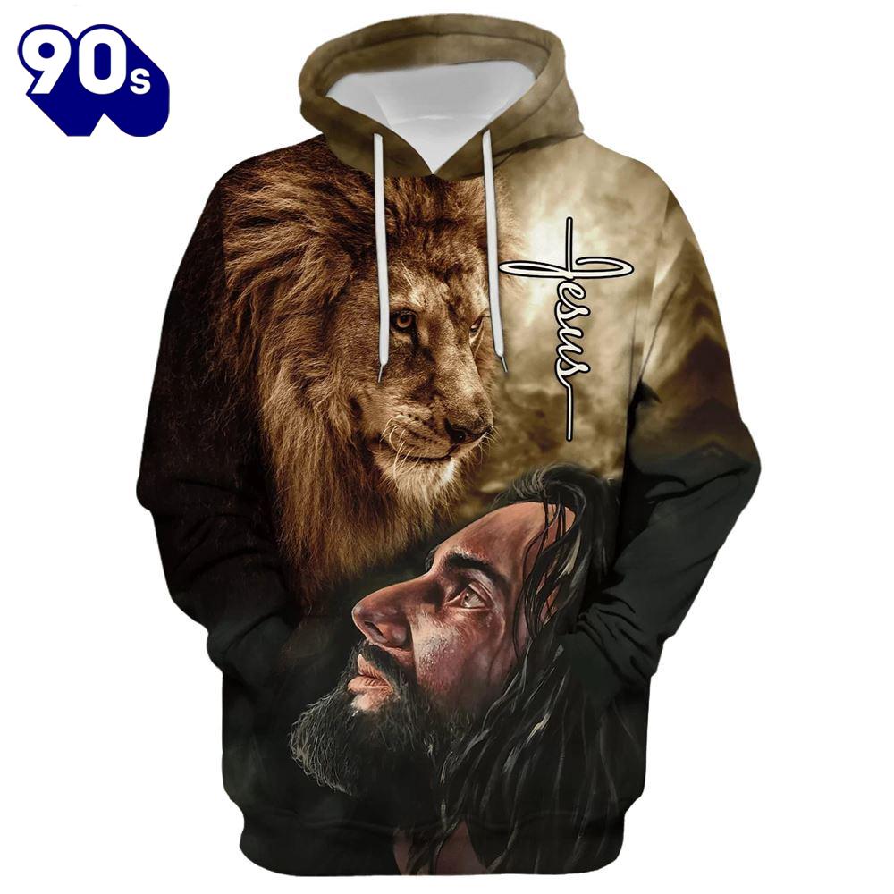 Christian Jesus Lion Hoodie For Christian Jesus Lion Hoodie For