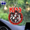 Christmas 2024 Kiss Band Custom shape Clear 1-sided Acrylic Car Ornament  Christmas Day