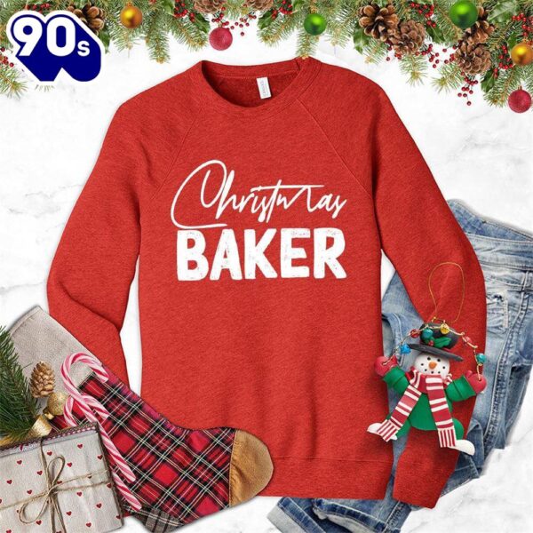 Christmas Baker Sweatshirt Gift Xmas