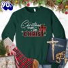 Christmas Begins With Christ Colored Edition Sweatshirt Gift Xmas