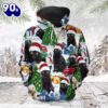 Christmas Black Cat Christmas Hoodie All Over Print  , Pet Christmas 3d Shirt
