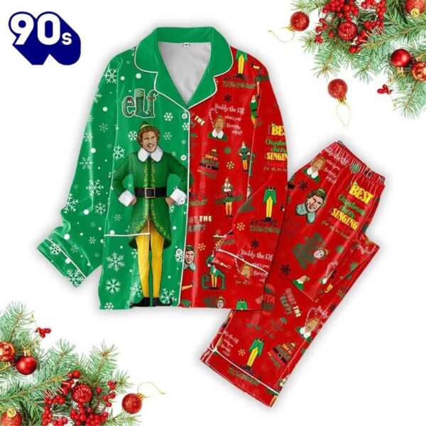 Christmas Buddy The ELF Pajamas Set, Funny Christmas Movie Shirt