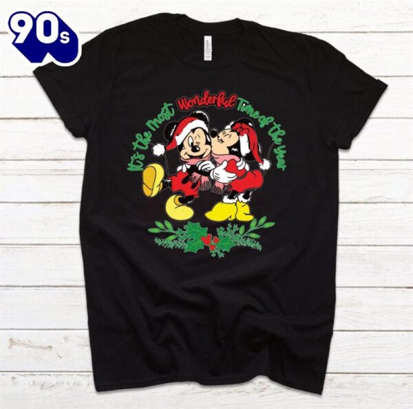 Christmas Disney Shirt Mickey And Minnie Shirt Disney Matching Shirt Christmas Matching Shirts  Gift Xmas