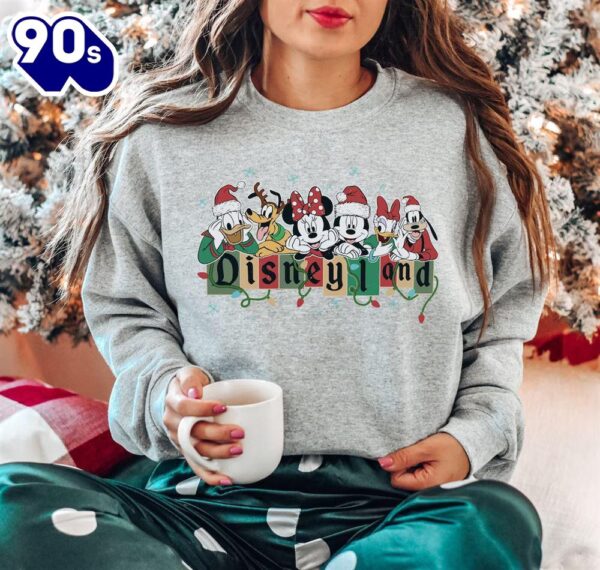 Christmas Disneyland Sweatshirt Disneyland Gift Xmas