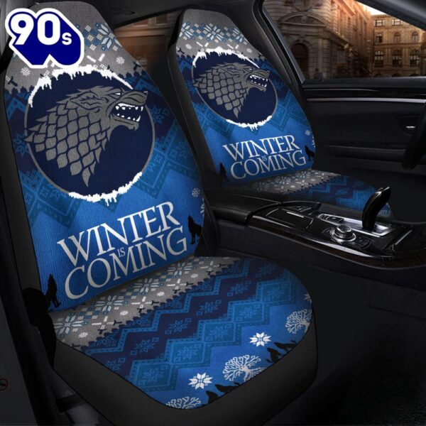 Christmas Game Of Thrones Stark Family Premium Custom Car Seat Covers Decor Protectors Gift Xmas