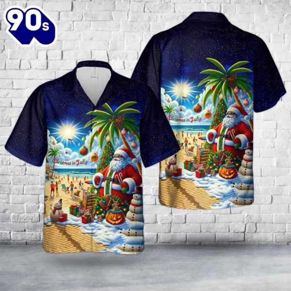 Christmas In July Hawaiian Shirt