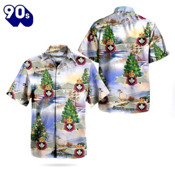 Christmas RCAF Pilot Wings Hawaiian Shirt