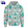 Christmas Seamless  Christmas Hoodie All Over Print  , Pet Christmas 3d Shirt