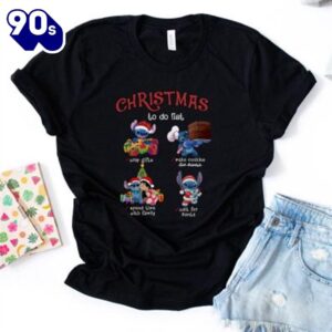 Christmas To Do List Shirt-Funny…