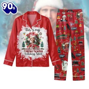 Christmas Vacation Pajamas Set, Clark Griswold Long Sleeve Pjs
