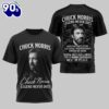 Chuck Norris Legend Never Dies Classic Tribute 3D Shirt