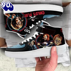 Chucky Shoes Custom Child’s Play High Top Air Force Shoes Sneakers