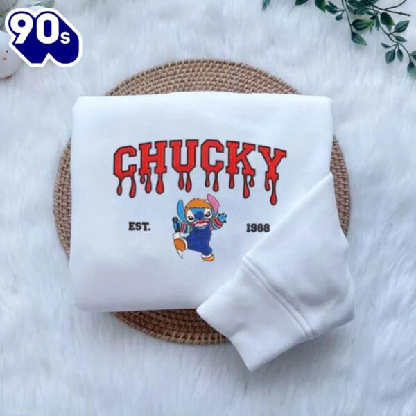 Chukky Halloween Embroidered Youth Sweatshirt For Man And Women