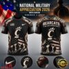 Cincinnati Bearcats x Military Appreciation T Shirt, Sport Trend 3D Shirt