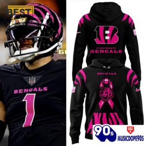 Cincinnati Bengals 2024 Breast Cancer Hoodie, Jogger, Cap