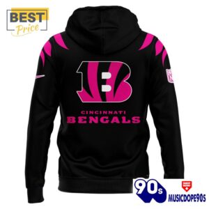 Cincinnati Bengals 2024 Breast Cancer Hoodie, Jogger, Cap 2 Cincinnati Bengals 2024 Breast Cancer Hoodie, Jogger, Cap
