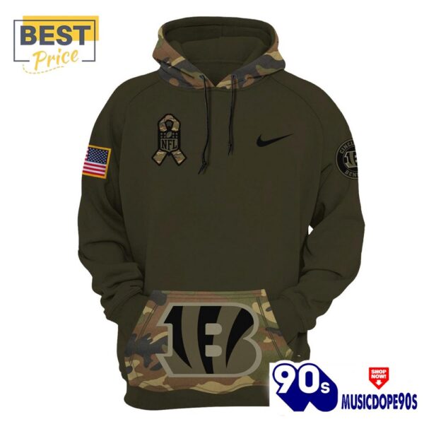 Cincinnati Bengals Camo 2024 Hoodie, Jogger, Cap