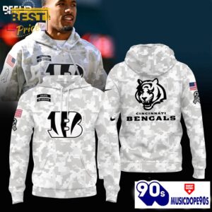 Cincinnati Bengals Camo 2024 Salute to Service Hoodie,Long Pants, Cap
