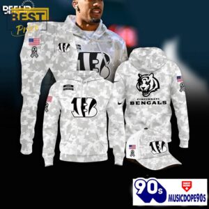 Cincinnati Bengals Camo 2024 Salute to Service Hoodie,Long Pants, Cap