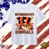 Cincinnati Bengals Football Autumn Fall Pumpkin Graphic T Shirt, Viral 2D Graphic Tee