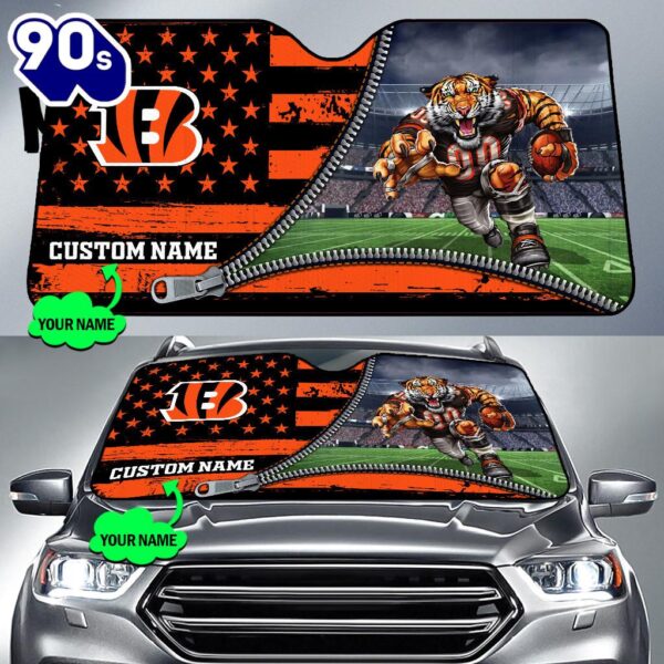 Cincinnati Bengals NFL Car Sun Shade