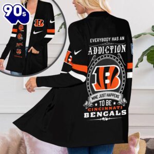 Cincinnati Bengals NFL Women’s Patch Pocket Cardigan For Fans