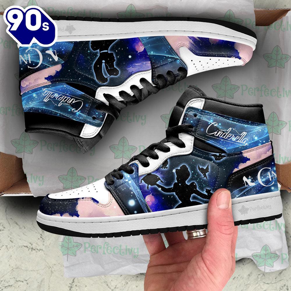 Cinderella Silhouette J1 Shoes Custom For Fans Sneakers Cinderella Silhouette J1 Shoes Custom For Fans Sneakers
