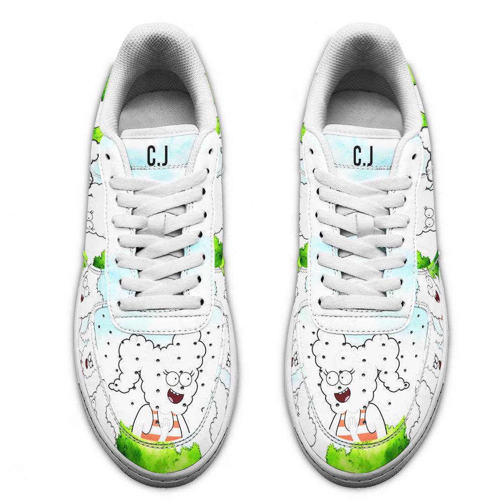 CJ Cloud-humanoid Air Sneakers Custom Regular Show Shoes CJ Cloud-humanoid Air Sneakers Custom Regular Show Shoes