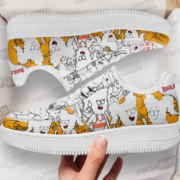 CJ Regular Show Air Sneakers Custom Cartoon Shoes