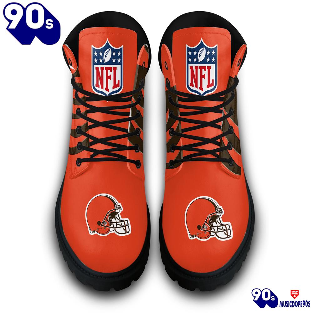 Cleveland Browns Custom Boots Shoes Idea Gift For Fan Cleveland Browns Custom Boots Shoes Idea Gift For Fan