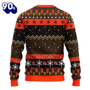 Cleveland Browns HoHoHo Mickey Christmas Ugly Sweater