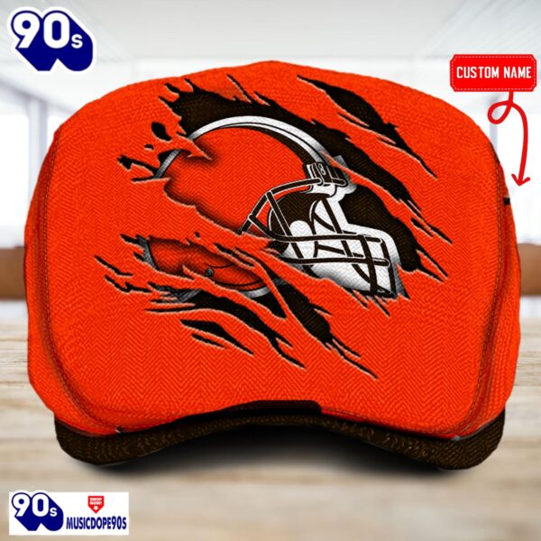 Cleveland Browns NFL Basic Design Personalized Jeff Cap