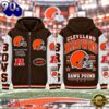 Cleveland Browns NFL Gridiron Heritage Zip Hoodie, NFL Trending Shirt